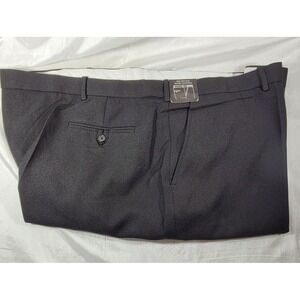 Pegasus Men's‎ Polyester Twill Stretch Waist Pants - Black - 50x31 (52x31.5)